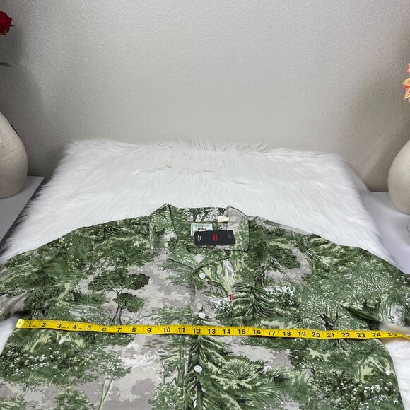 Levi’s Tropical Print 100% Lyocell Camp Shirt Men's Size L NWT MSRP $59.50 - Picture 7 of 10
